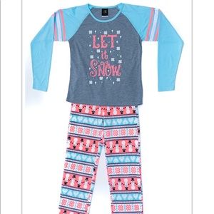 Just Love Let It Snow PJ Set 14/16
